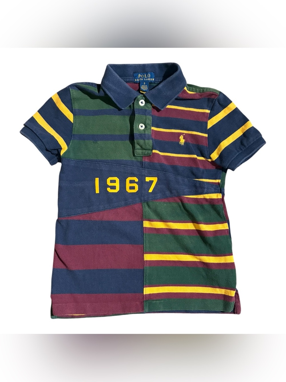 Polo Ralph Lauren 1967 Colorblock Stripe Shirt Multicolor